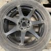 AFTERMARKET BLACK WHEELS RIMS & TIRES 5X100/5X114 BOLT PATTERN 17X7.5 +45 OFFSET - Image 5
