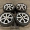 2006-2007 SUBARU IMPREZA WRX ENKEI WHEELS RIMS & TIRES 17X7 +55 5X100 OEM 28111FE301 - Image 2