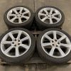 2006-2007 SUBARU IMPREZA WRX ENKEI WHEELS RIMS & TIRES 17X7 +55 5X100 OEM 28111FE301 - Image 3