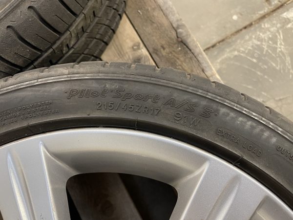 2006-2007 SUBARU IMPREZA WRX ENKEI WHEELS RIMS & TIRES 17X7 +55 5X100 OEM 28111FE301 - Image 10