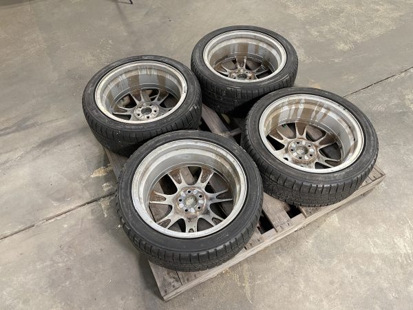 2006-2007 SUBARU IMPREZA WRX ENKEI WHEELS RIMS & TIRES 17X7 +55 5X100 OEM 28111FE301 - Image 13