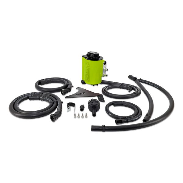 2022-2024 SUBARU WRX IAG PERFORMANCE STREET SERIES AIR OIL SEPARATOR AOS NEON YELLOW