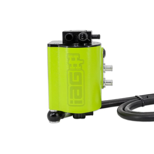 2022-2024 SUBARU WRX IAG PERFORMANCE STREET SERIES AIR OIL SEPARATOR AOS NEON YELLOW - Image 2