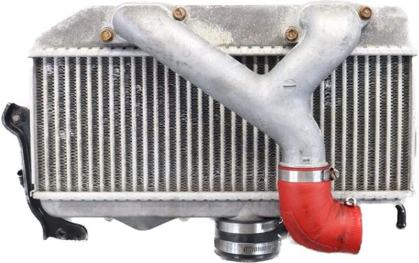 2004-2007 SUBARU WRX STI TMIC TOP MOUNT INTERCOOLER & Y PIPE ELBOW OEM 71K MILES - Image 6