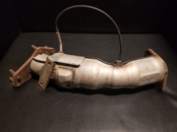 2002-2005 SUBARU IMPREZA WRX UPPIPE EXHAUST W/ CATALYTIC CONVERTER & EGT SENSOR EJ205 OEM 44104FE010 22629AA012 - Image 2