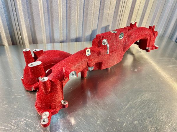 2008-2021 SUBARU WRX STI RED INTAKE MANIFOLD ASSEMBLY EJ257 OEM 0 MILES - Image 2