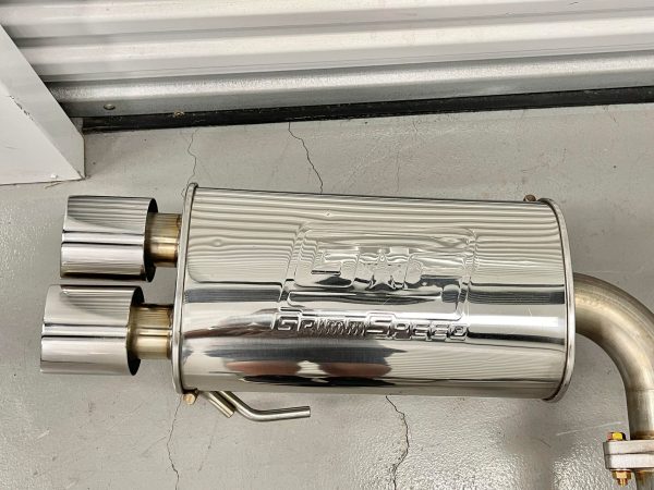GRIMMSPEED CATBACK EXHAUST SYSTEM FOR 2011-2021 SUBARU WRX & STI SEDAN 6K MILES - Image 8