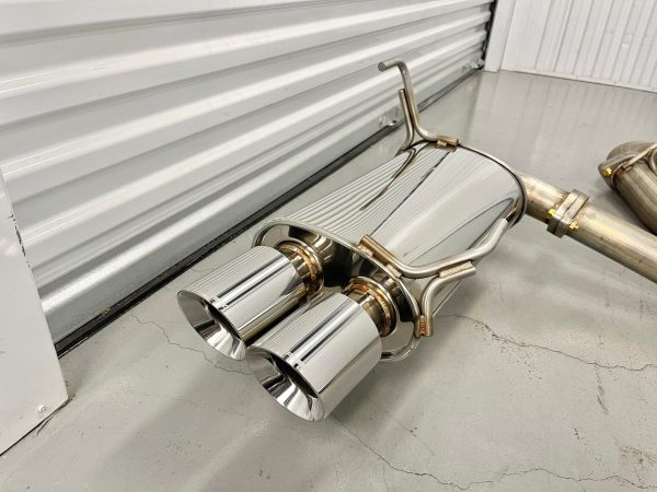 GRIMMSPEED CATBACK EXHAUST SYSTEM FOR 2011-2021 SUBARU WRX & STI SEDAN 6K MILES - Image 2