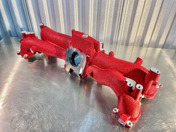 2008-2021 SUBARU WRX STI RED INTAKE MANIFOLD ASSEMBLY EJ257 OEM 0 MILES - Image 6