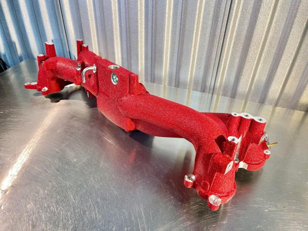 2008-2021 SUBARU WRX STI RED INTAKE MANIFOLD ASSEMBLY EJ257 OEM 0 MILES - Image 3