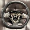 2008-2014 SUBARU WRX & STI GT SPEC D-SHAPED LEATHER STEERING WHEEL RED STITCHED
