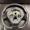 2008-2014 SUBARU WRX & STI GT SPEC D-SHAPED LEATHER STEERING WHEEL RED STITCHED - Image 12