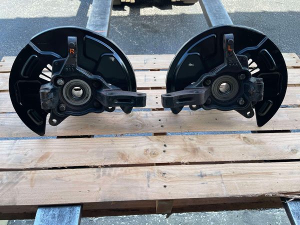 2005-2007 SUBARU WRX STI FRONT HUBS KNUCKLES SPINDLES 5X114 OEM LH/RH 71K MILES - Image 6