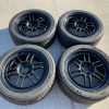 ENKEI RPF1 WHEELS RIMS & MICHELIN PILOT SPORT ALL SEASON TIRES 17X8 +45 5X100 - Image 3