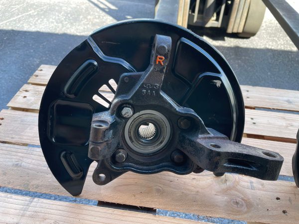2005-2007 SUBARU WRX STI FRONT HUBS KNUCKLES SPINDLES 5X114 OEM LH/RH 71K MILES - Image 7