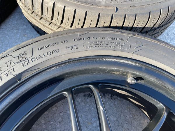 ENKEI RPF1 WHEELS RIMS & MICHELIN PILOT SPORT ALL SEASON TIRES 17X8 +45 5X100 - Image 9