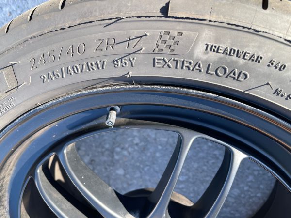 ENKEI RPF1 WHEELS RIMS & MICHELIN PILOT SPORT ALL SEASON TIRES 17X8 +45 5X100 - Image 15