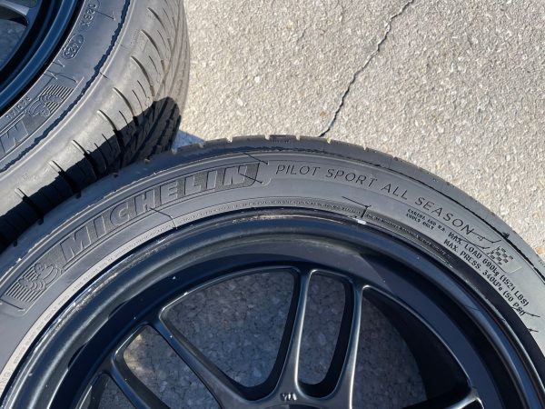 ENKEI RPF1 WHEELS RIMS & MICHELIN PILOT SPORT ALL SEASON TIRES 17X8 +45 5X100 - Image 18