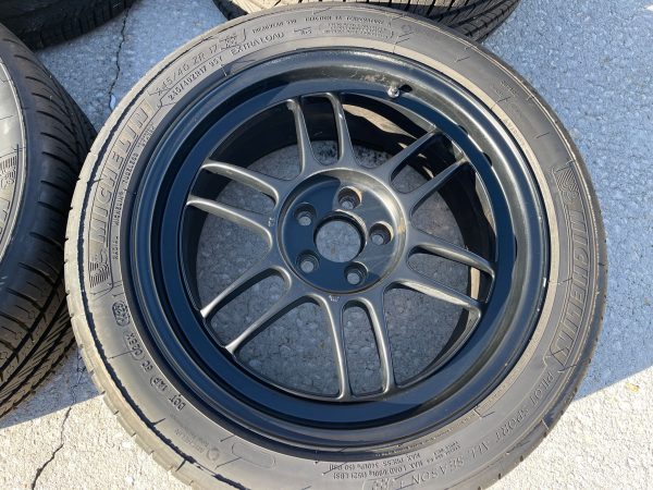 ENKEI RPF1 WHEELS RIMS & MICHELIN PILOT SPORT ALL SEASON TIRES 17X8 +45 5X100 - Image 8