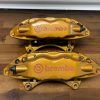 2004-2007 SUBARU WRX STI FRONT & REAR GOLD BREMBO BRAKE CALIPERS OEM 71K MILES - Image 6