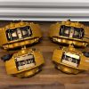 2004-2007 SUBARU WRX STI FRONT & REAR GOLD BREMBO BRAKE CALIPERS OEM 71K MILES - Image 2