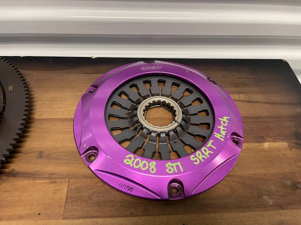 EXEDY STAGE 4 HEAVY DUTY TWIN DISC CLUTCH FOR 2004-2021 SUBARU WRX STI 2K MILES - Image 8