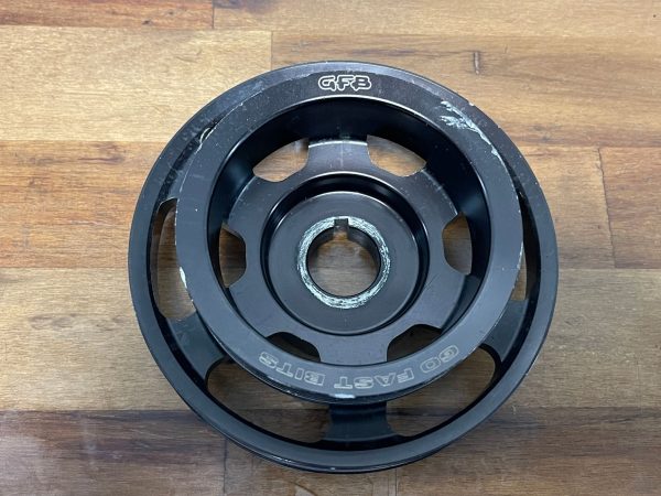 GO FAST BITS LIGHTWEIGHT UNDERDRIVE CRANK PULLEY FOR 2008-2021 SUBARU WRX STI - Image 4