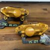 2004-2007 SUBARU WRX STI FRONT & REAR GOLD BREMBO BRAKE CALIPERS OEM 71K MILES - Image 12
