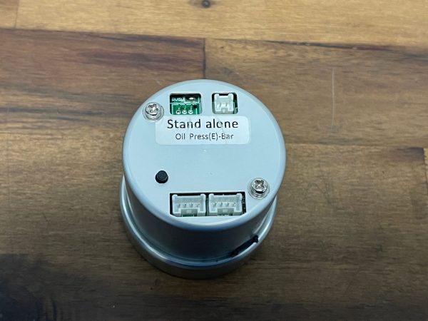60MM UNIVERSAL OIL PRESSURE GAUGE 0-100 PSI W/ PEAK WARNING - Image 3