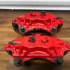2008-2017 SUBARU WRX STI FRONT & REAR RED BREMBO BRAKE CALIPERS 69K MILES OEM - Image 8