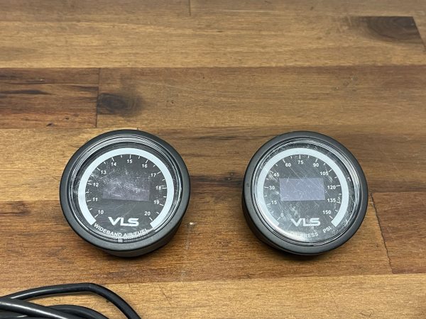 REVEL VLS 52MM AIR FUEL RATIO AFR WIDEBAND & 150 PSI OIL PRESSURE GAUGE KIT - Image 2