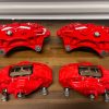 13-24 SUBARU BRZ / 08-24 WRX / 08-17 STI FRONT & REAR RED BREMBO BRAKE CALIPERS 8K MILES - Image 3