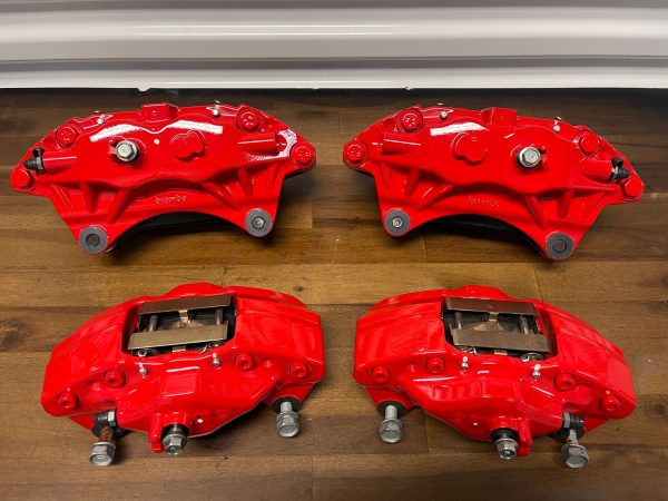 13-24 SUBARU BRZ / 08-24 WRX / 08-17 STI FRONT & REAR RED BREMBO BRAKE CALIPERS 8K MILES - Image 3