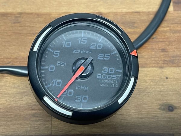 DEFI RED RACER 52MM 1-30 PSI BOOST & 0-140 PSI OIL PRESSURE GAUGE DF06602 DF06502 - Image 3