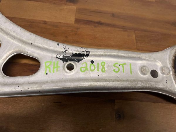 2015-2021 SUBARU WRX & STI FRONT RH LOWER ALUMINUM CONTROL ARM PASSENGER SIDE OEM - Image 6