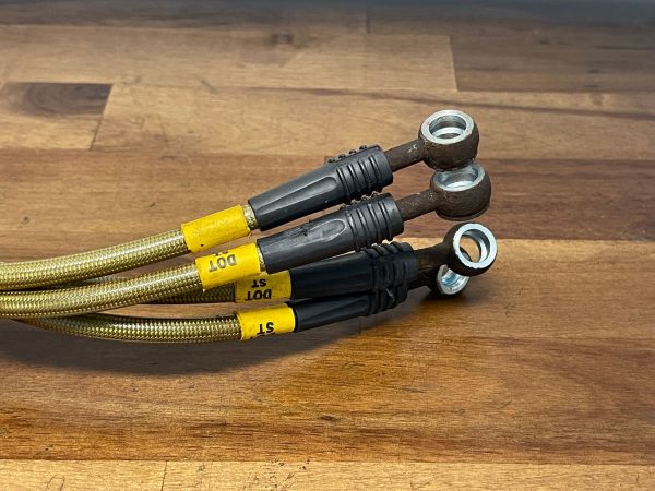 STOPTECH STAINLESS STEEL FRONT & REAR BRAKE LINES FOR 2008-2021 SUBARU WRX STI - Image 2