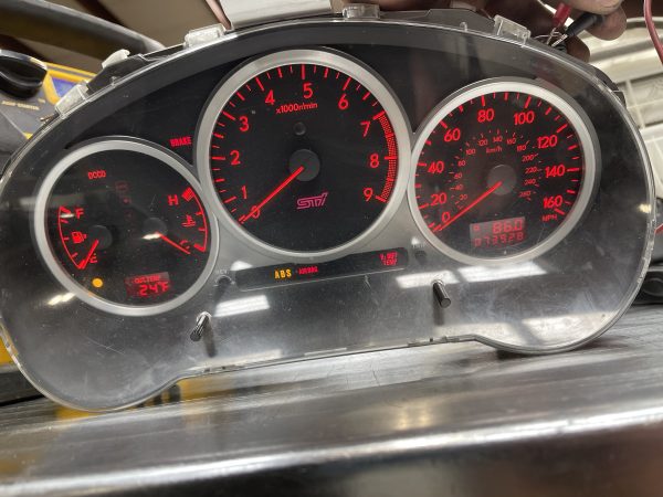 2005-2007 SUBARU WRX STI INSTRUMENT GAUGE CLUSTER SPEEDOMETER 73K MILES USDM - Image 8