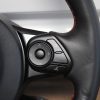 2020 SUBARU BRZ TS RED / BLACK LEATHER STEERING WHEEL & HORN OEM - Image 4