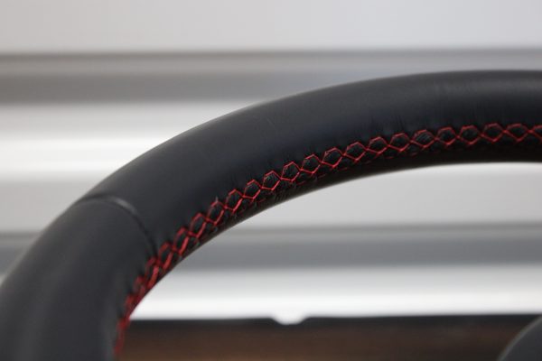 2020 SUBARU BRZ TS RED / BLACK LEATHER STEERING WHEEL & HORN OEM - Image 11