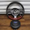 2020 SUBARU BRZ TS RED / BLACK LEATHER STEERING WHEEL & HORN OEM - Image 16