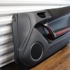 2020 SUBARU BRZ TS RH BLACK SUEDE / RED LEATHER DOOR PANEL CARD PASSENGER SIDE OEM - Image 2