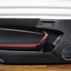 2020 SUBARU BRZ TS LH BLACK SUEDE / RED LEATHER DOOR PANEL CARD DRIVER SIDE OEM