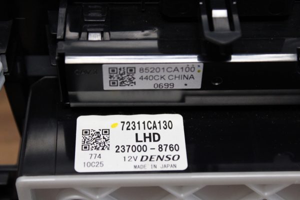 2020 SUBARU BRZ TS DASH A/C CLIMATE CONTROL SWITCH & GLOSS BLACK TRIM 72311CA130 - Image 6