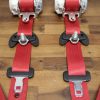 2020 SUBARU BRZ TS RED FRONT SEAT BELT SET LH/RH OEM 64621CA030 64621CA020 - Image 3