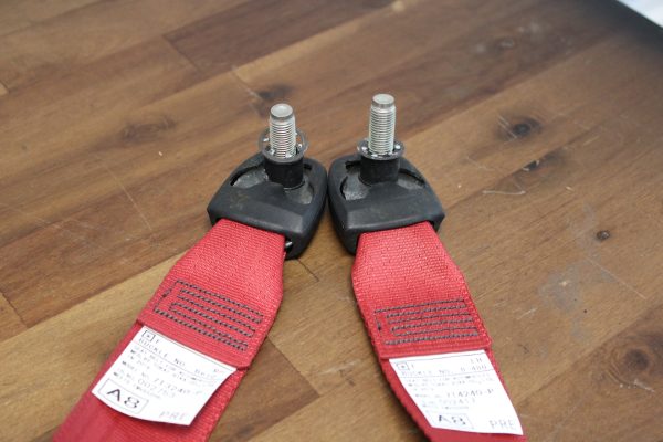2020 SUBARU BRZ TS RED FRONT SEAT BELT SET LH/RH OEM 64621CA030 64621CA020 - Image 11