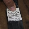2020 SUBARU BRZ TS BLACK LH REAR SEAT BELT DRIVER SIDE OEM 64660CA010VH - Image 3