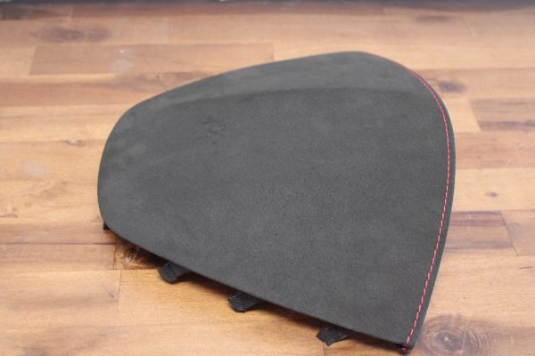 2020 SUBARU BRZ TS DASH CLUSTER HOOD TRIM ALCANTARA RED STITCHED OEM 66180CA190 - Image 2