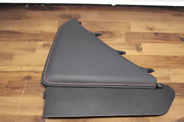 2020 SUBARU BRZ TS KNEE PAD LEATHER RED STITCHED SET OEM S18008750 S18008760 - Image 4