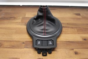 2020 SUBARU BRZ TS MANUAL TRANSMISSION SHIFTER BOOT TRIM RED STITCHED 6MT OEM
