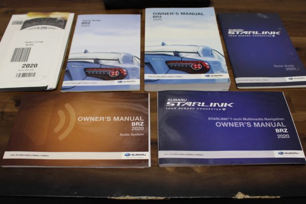 2020 SUBARU BRZ TS OWNERS MANUAL STARLINK NAVIGATION OPERATOR USER GUIDE OEM - Image 4